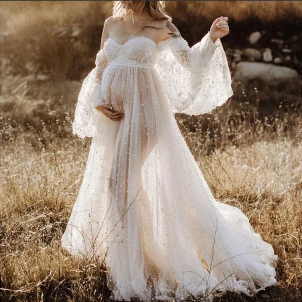 Maternity photo shoot gown/dress